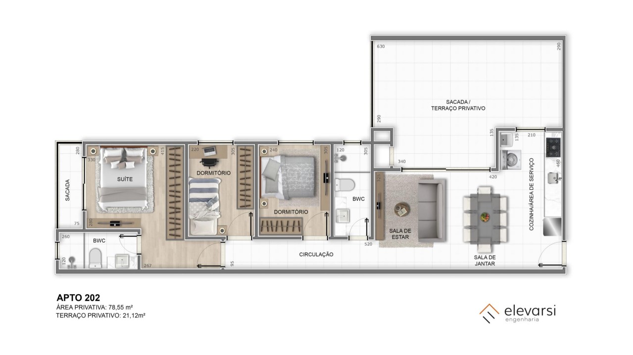 Residencial Patricia Cobertura 157m2 Thumbnail