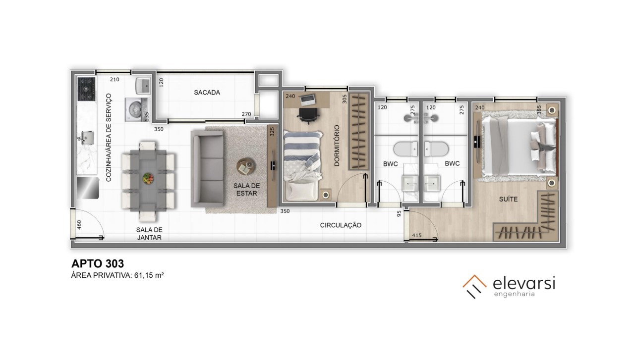 Residencial Patricia Cobertura 109m2 Thumbnail